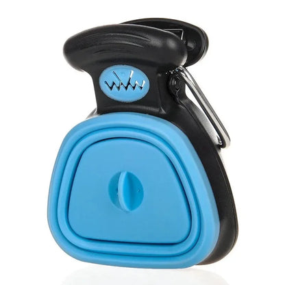 Foldable Dog Pooper Scooper with Biodegradable Bag Roll for Efficient Waste Cleanup