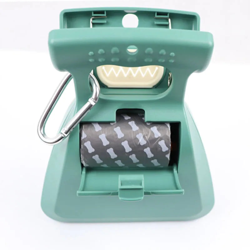 Foldable Dog Pooper Scooper with Biodegradable Bag Roll for Efficient Waste Cleanup