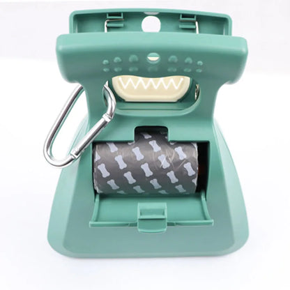 Foldable Dog Pooper Scooper with Biodegradable Bag Roll for Efficient Waste Cleanup