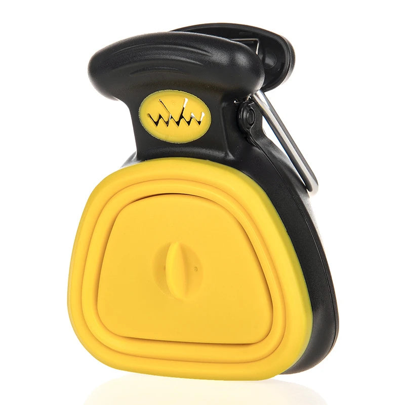 Foldable Dog Pooper Scooper with Biodegradable Bag Roll for Efficient Waste Cleanup